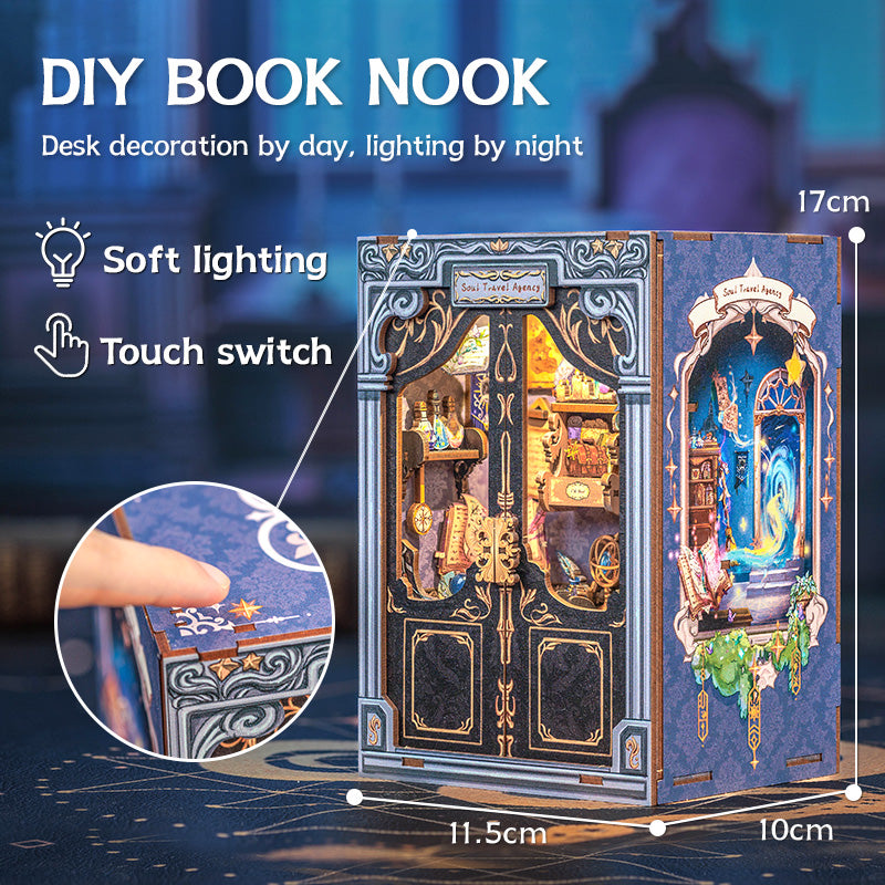 CUTEBEE Soul Travel Agency DIY Book Nook Kit