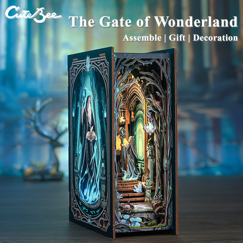 CUTEBEE The Gate of Wonderland DIY Book Nook Kit