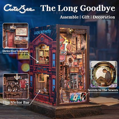 CUTEBEE The Long Goodbye DIY Book Nook Kit