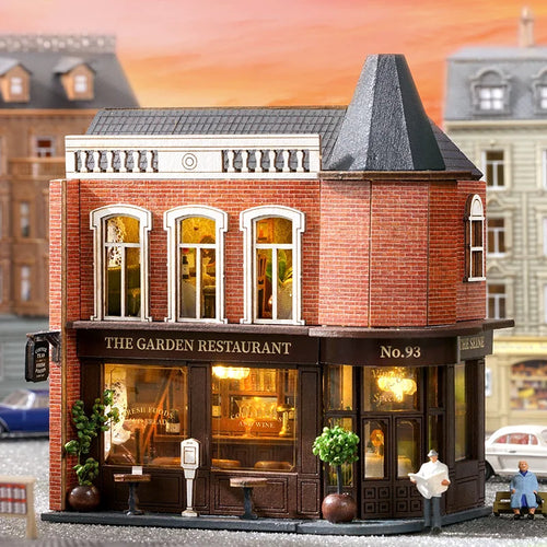 CuteBee Cutebee The Garden Restaurant DIY Miniature House Kit DIY kit product photo 1