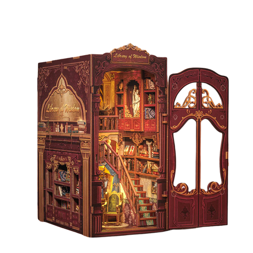 Cutebee Library of Wisdom DIY Book Nook Kit