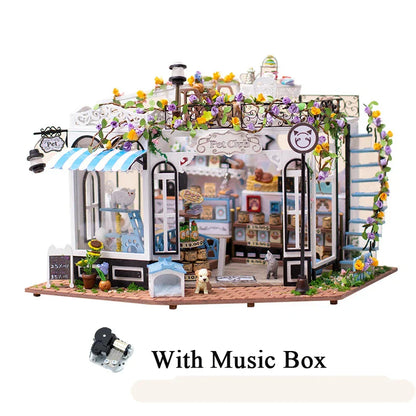 Pet Shop K065 DIY Miniature Store Dollhouse - Mycutebee