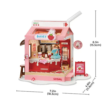 Robotime Rolife Food Box Shop DIY Miniature House - Mycutebee