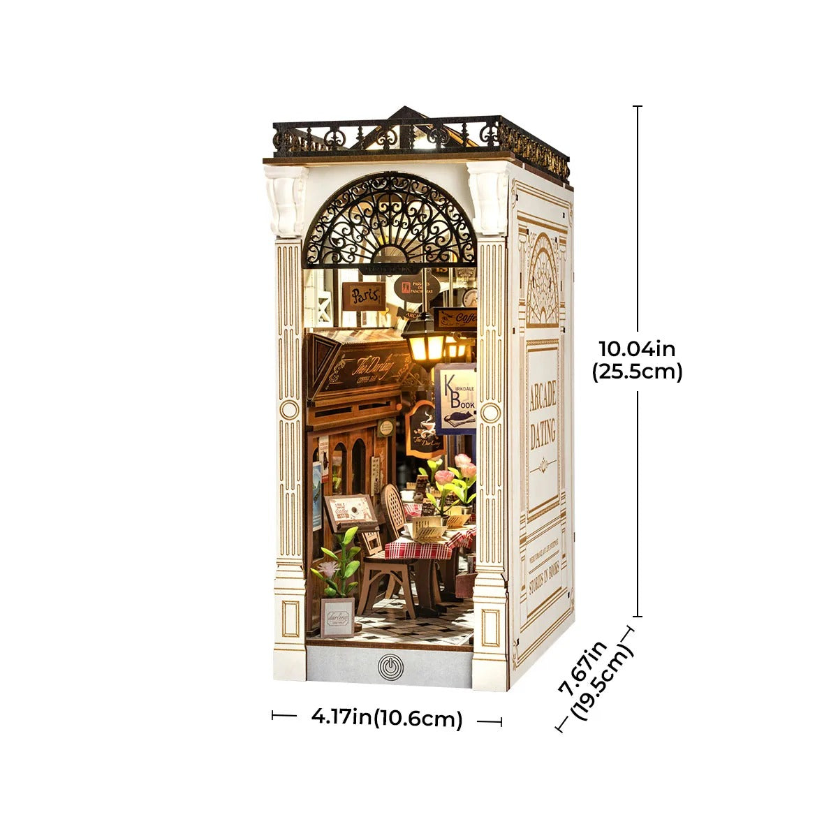 CuteBee Robotime Rolife Arcade Dating DIY Book Nook Kit DIY kit product photo 5