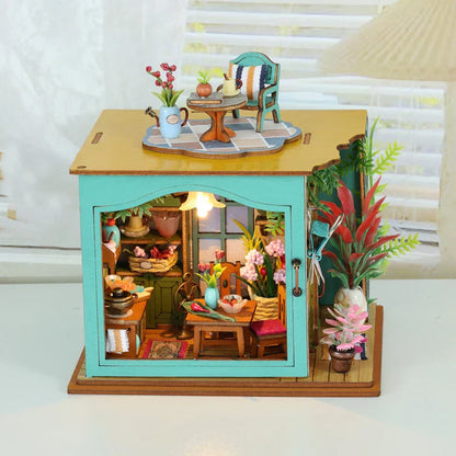 Flower Bedroom and Kitchen DIY Dollhouse - Mycutebee