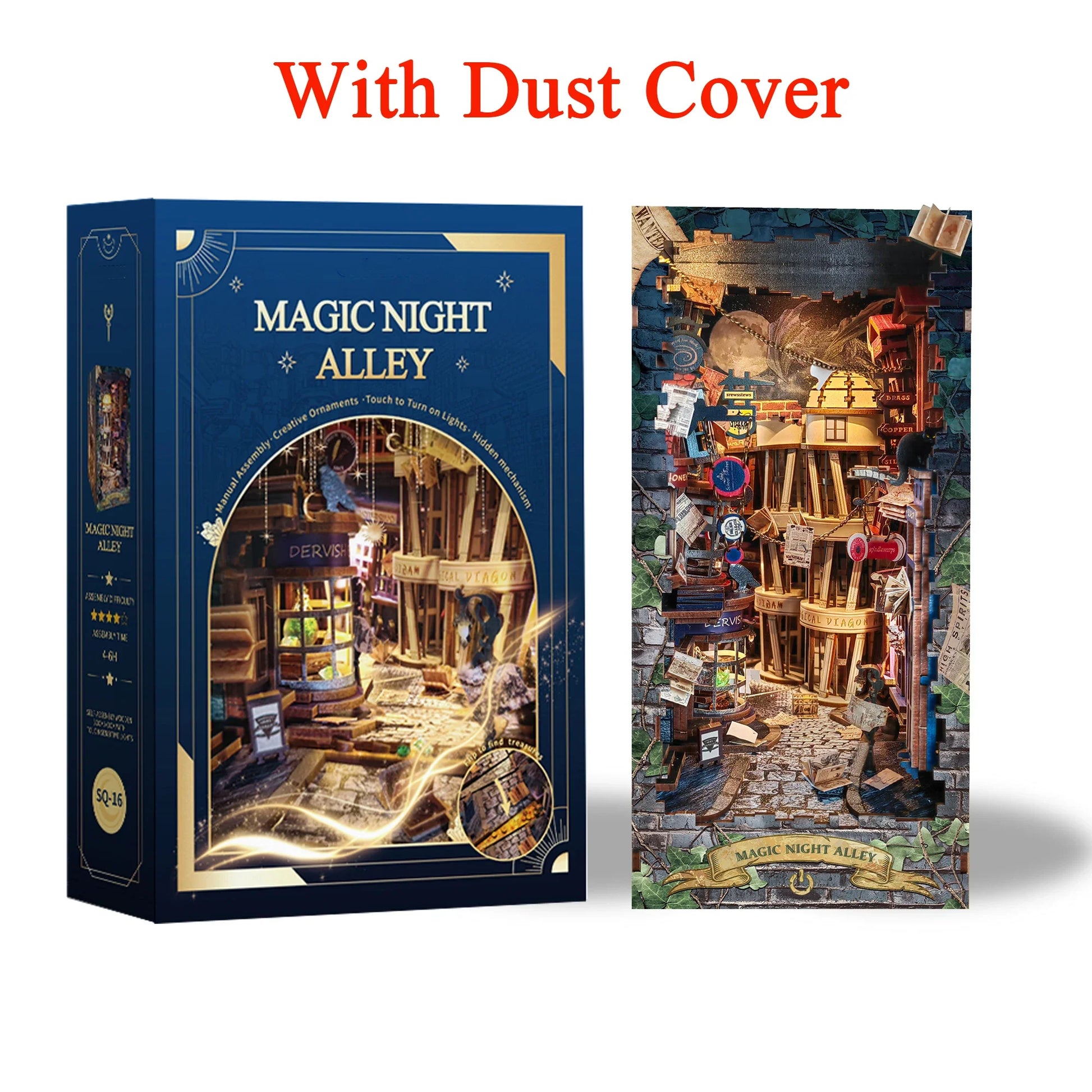 Magic Night Alley DIY Book Nook Kit