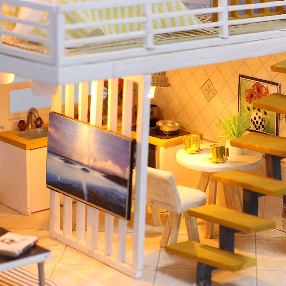 Loft Apartment  DIY Dollhouse Kit