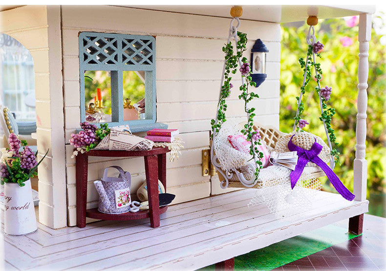Cutebee Provence Lavender DIY 3D Dollhouse