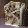 Spiral Stairs 3D Miniature Book Nook