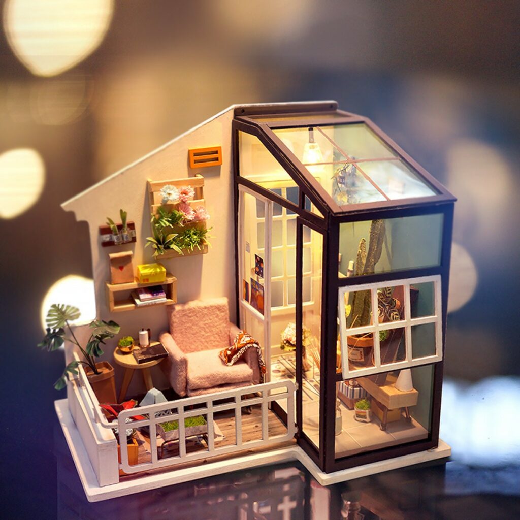 hands craft diy 3d miniature dollhouse