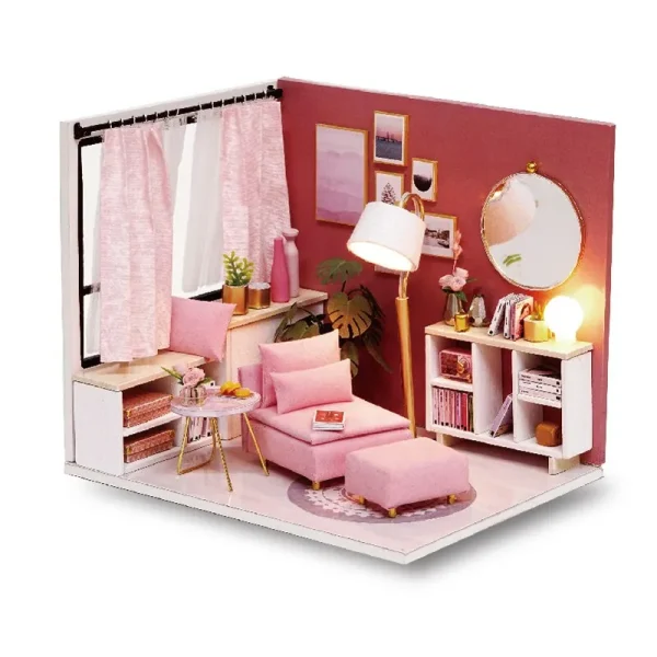 Cutebee Pink Dream DIY Miniature Room Kit