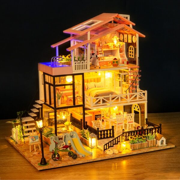 First Sight Love Villa DIY Miniature House Kit