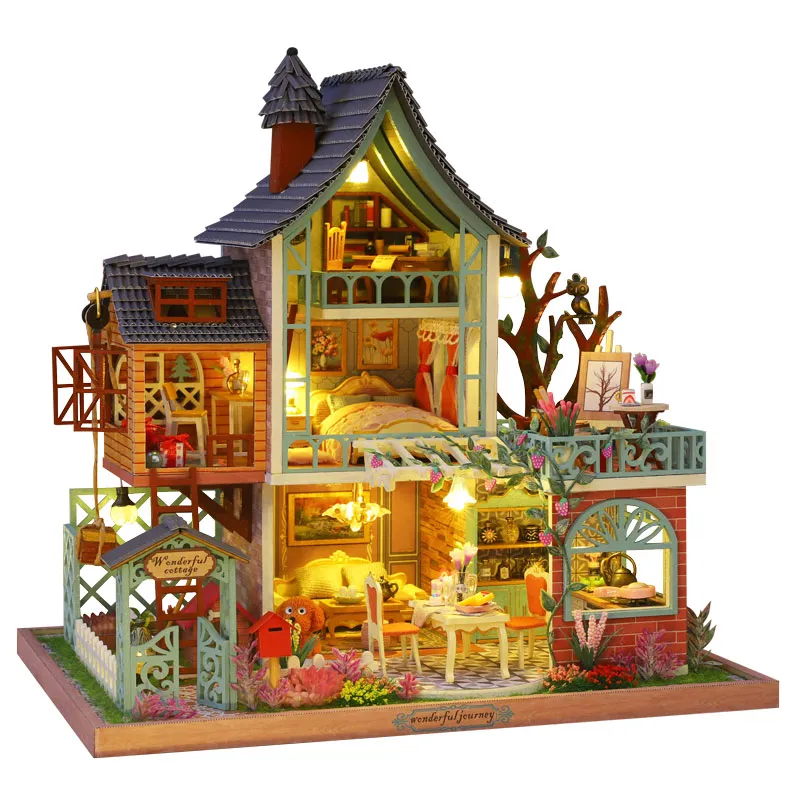 Cutebee Happy Jungle Resort DIY Dollhouse Kit