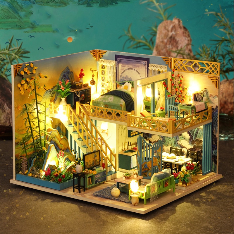 Japanese Casa Loft DIY Miniature Dollhouse Kit - Cutebee Dollhouse