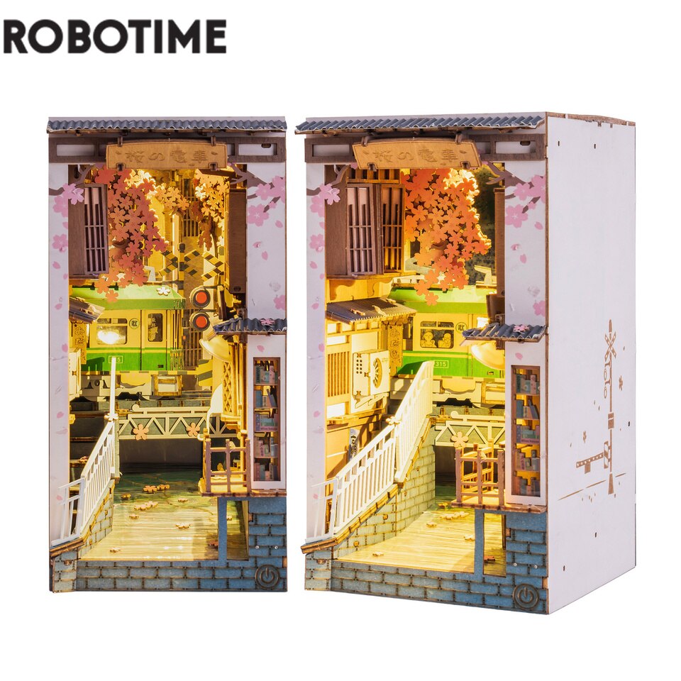 Robotime Rolife TGB02 Sunshine Town Book Nook - Book Nook Kit
