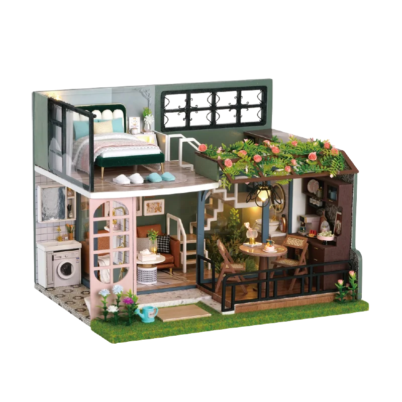 Cutebee Half of the Garden DIY Dollhouse