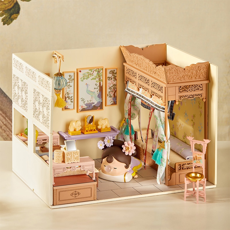 Miniture House Set CuteBee DIY 01 to 04 Wooden Doll House JAPAN