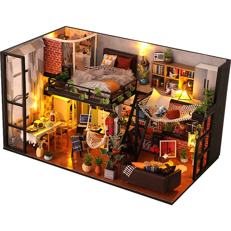Ancient Loft DIY Miniature Dollhouse Kit - Cutebee Dollhouse