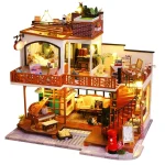 Cutebee Double Vintage Villa DIY Dollhouse Kit