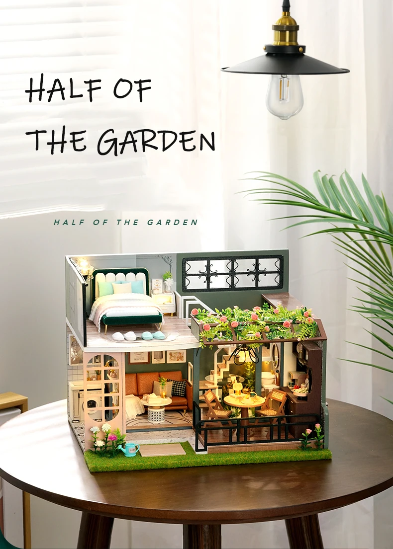 Half of The Garden L035 DIY Miniature House