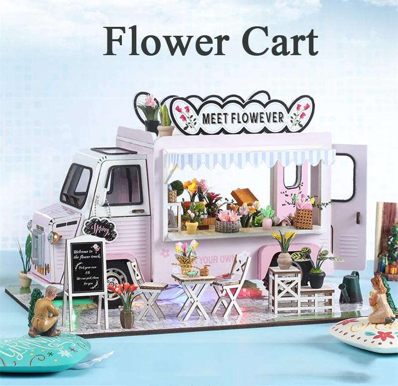 Meet Flower Car DIY Miniature Store