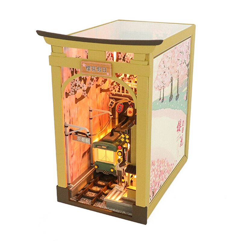 See Breeze TC18 DIY Wooden Book Nook Kit - Cutebee Dollhouse