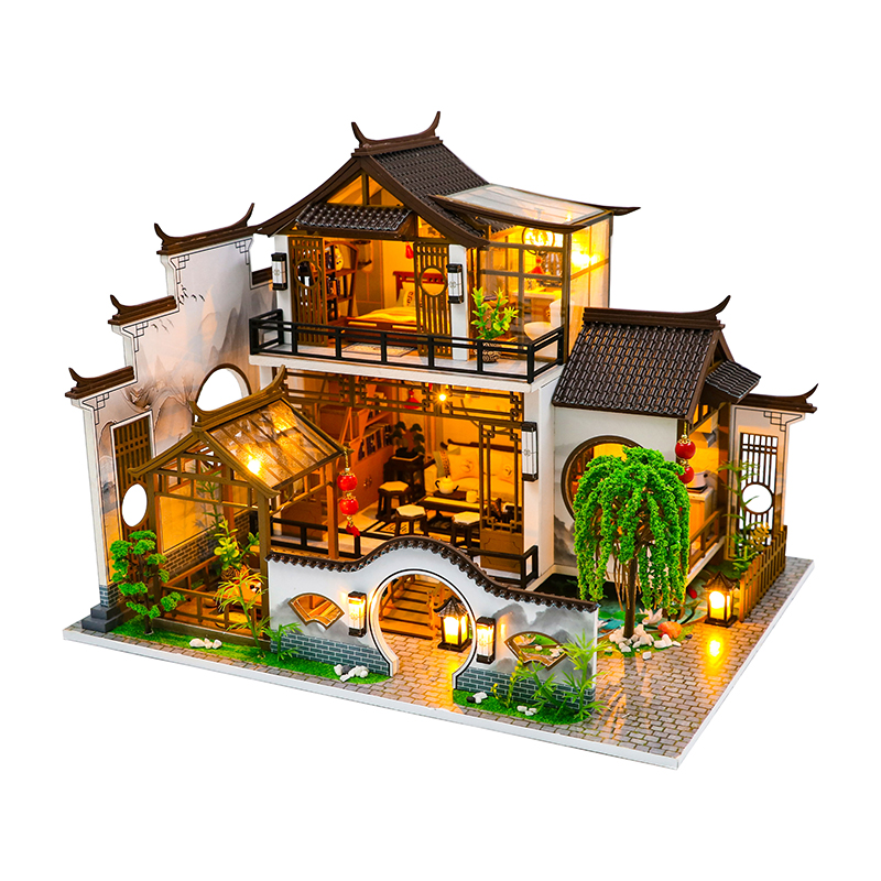 Cutebee Japanese Ancient Casa DIY Dollhouse Kit