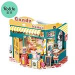 Rolife Rainbow Candy House DIY Dollhouse Kit