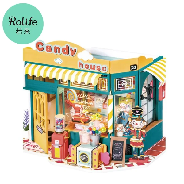 Rolife Rainbow Candy House DIY Dollhouse