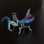 Metalkitor Giant Mantis 3D Metal Model Kit (Purple, 1200+ Pcs)