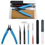 BXQINLENX Professional 8 PCS Model Tools Kit Modeler Basic Tools Craft Set Hobby Building Tools Kit for Gundam Car Model Building Repairing and Fixing(A)