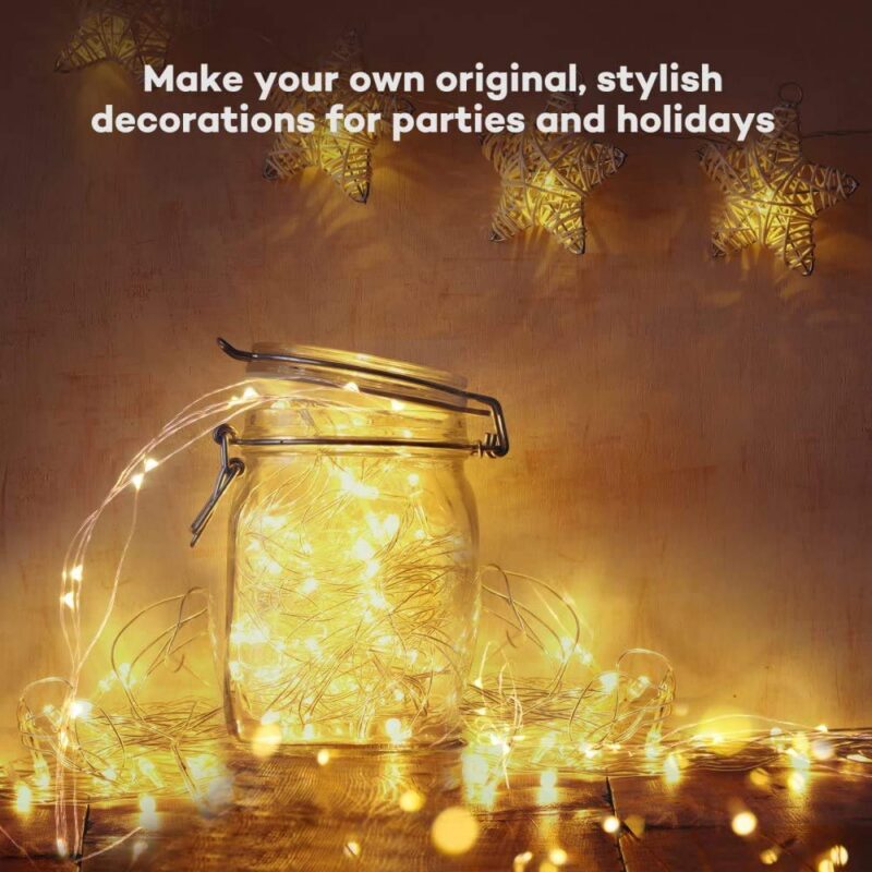 24-Pack Mini LED Fairy String Lights (Warm White)