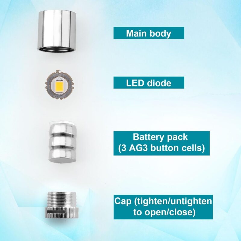 30-Pack Miniature LED Lights with Batteries (Warm & Cool White)