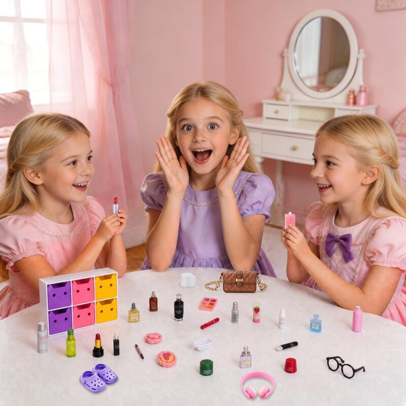 20-Piece 1:12 Dollhouse Bathroom Furniture Set
