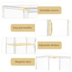 Stackable Acrylic Display Case with Adjustable Shelves