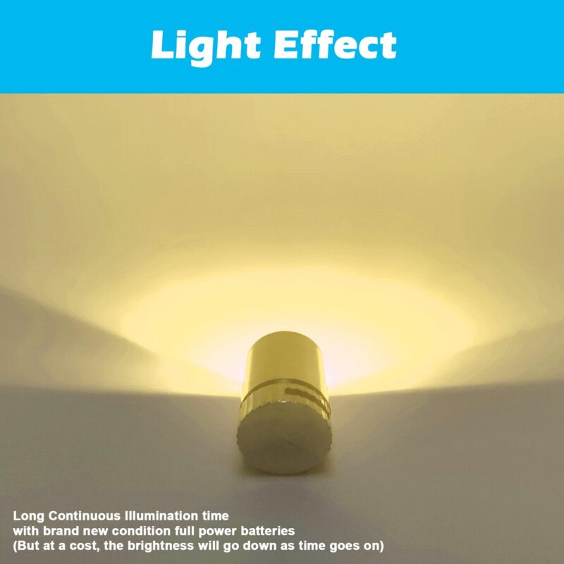 10-Pack Miniature LED Lights, Battery Powered (Warm White)
