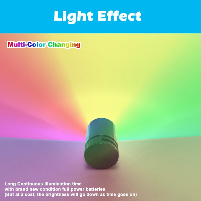 10-Pack Miniature LED Lights, Battery Powered (Color-Changing)