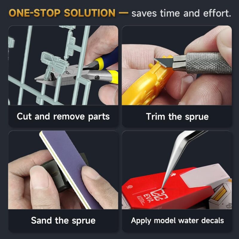 14-Piece Model Building Tool Kit for Beginners