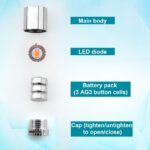 10-Pack Miniature LED Lights, Battery Powered (Warm White)