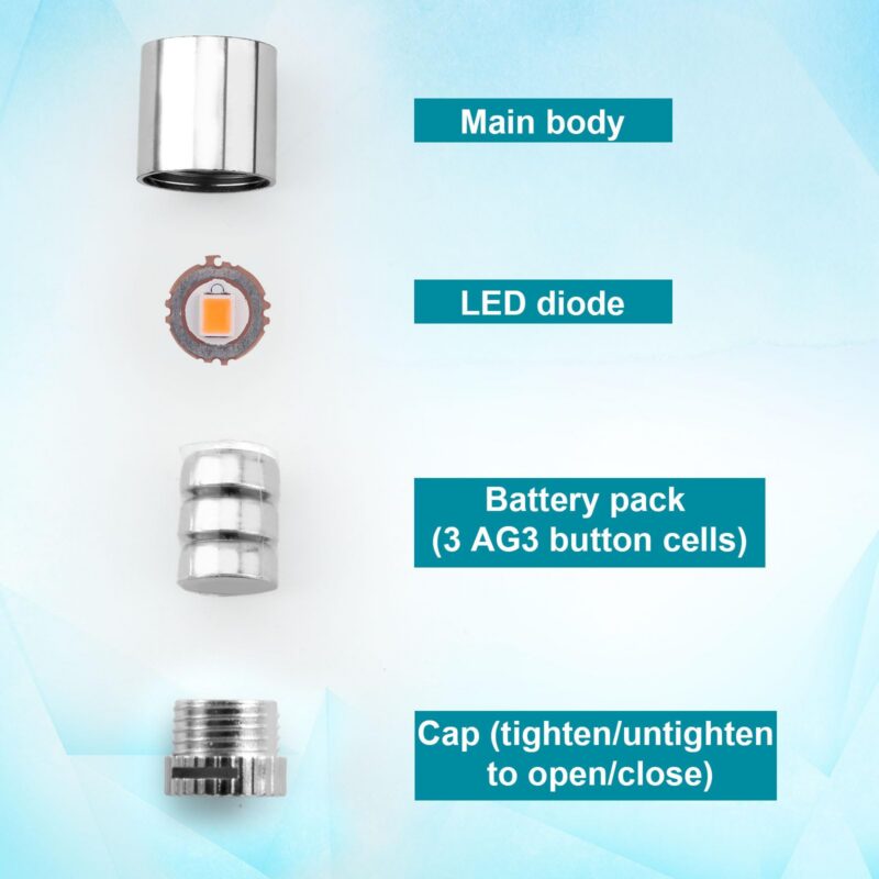 10-Pack Miniature LED Lights, Battery Powered (Warm White)