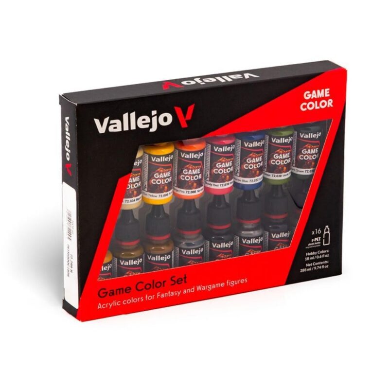 Vallejo Game Color Introduction Paint Set (16 x 18ml)