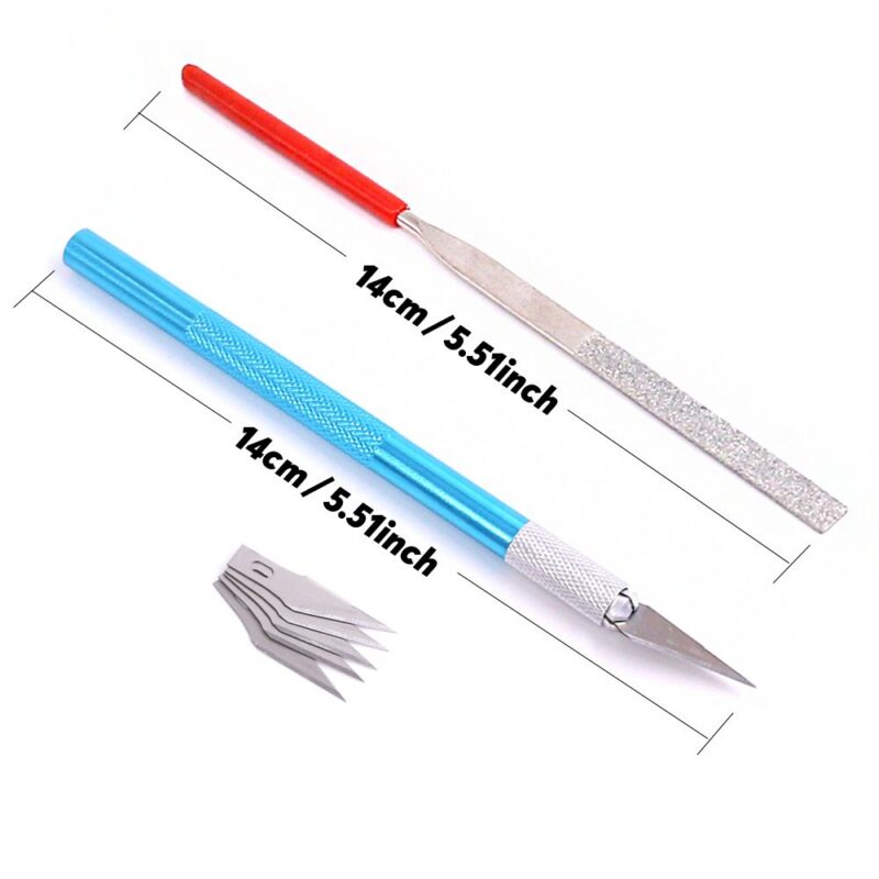 9-Piece Hobby Model Building Tool Kit