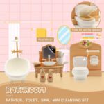 36-Piece Dollhouse Furniture Set (Beige)