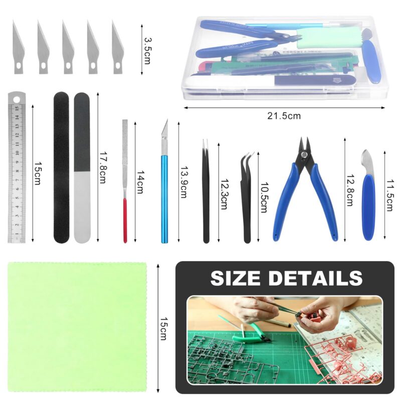 11-Piece Gundam Model Building Tool Kit