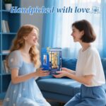 Cutebee Literature Bookstore DIY Book Nook Kit with LED