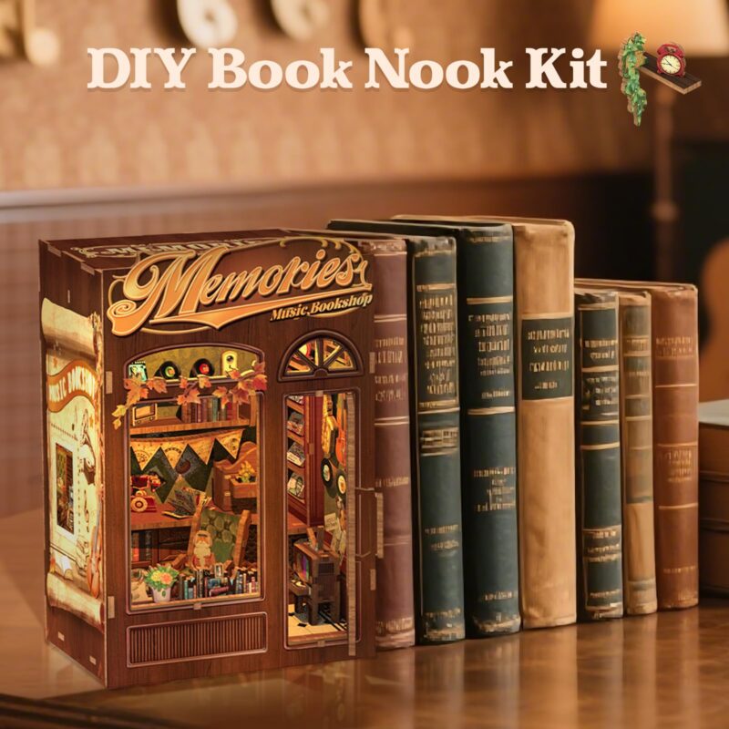 Cutebee Memories Music Bookshop DIY Book Nook Kit