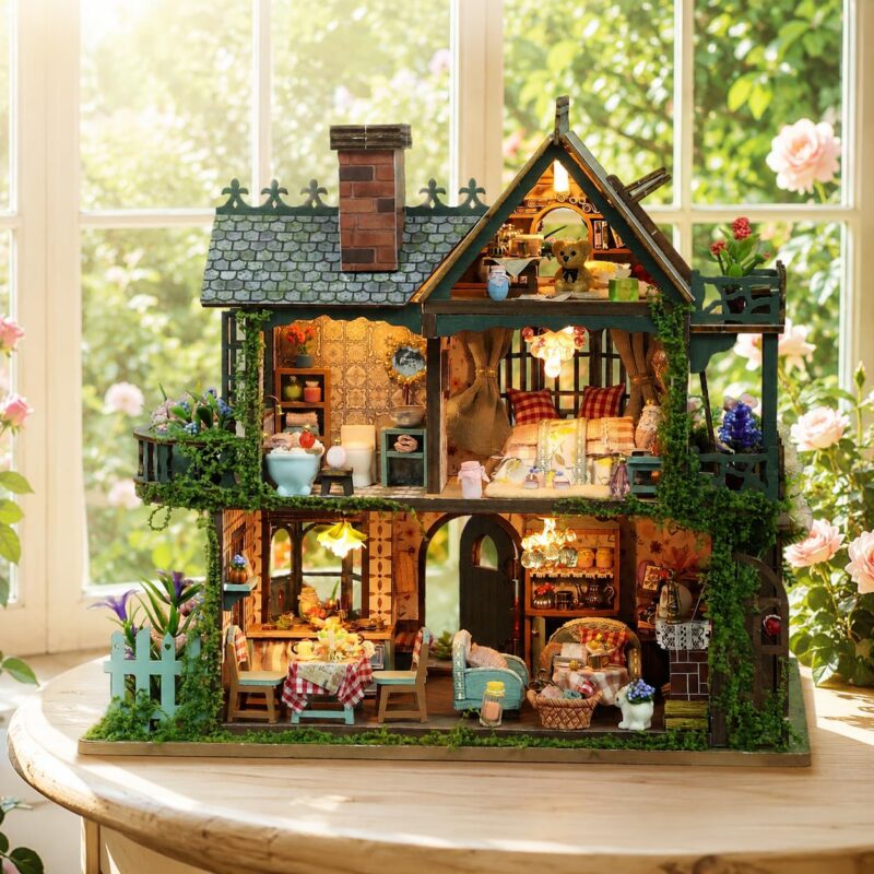 Rhzn Botanical House DIY Miniature House Kit