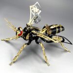 3D Metal Puzzles for Adults Mechanical Wasp Model Kits Building Blocks the Northern Giant Hornet Difficult DIY Assembly for Men