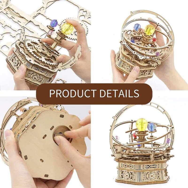 Rokr Starry Night 3D Wooden Music Box Puzzle