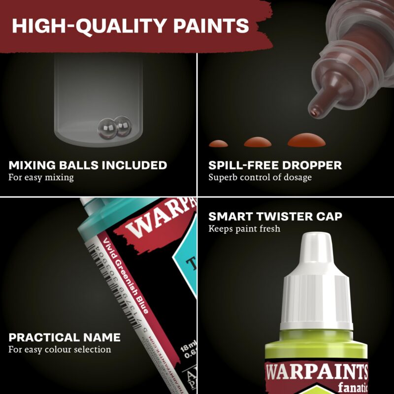The Army Painter Warpaints Fanatic Starter Set (11 x 18ml)